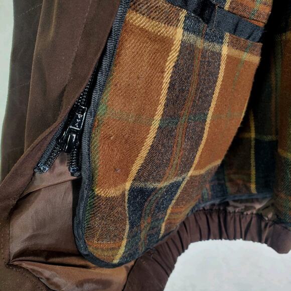 Jos. A. Bank Mens Bomber Jacket Removable Lining Faux Suede Dark Brown Sz XL - Picture 8 of 15